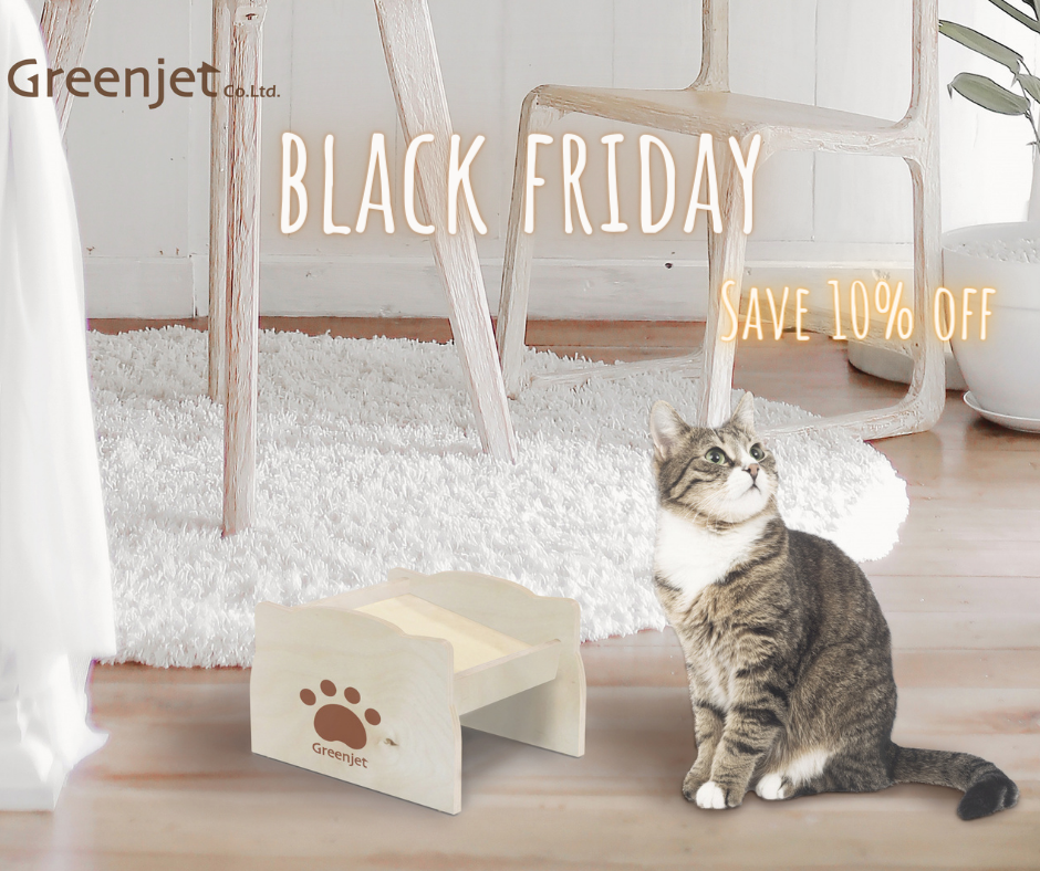 Verhoogde kattenkomstandaard voor Black Friday Sale